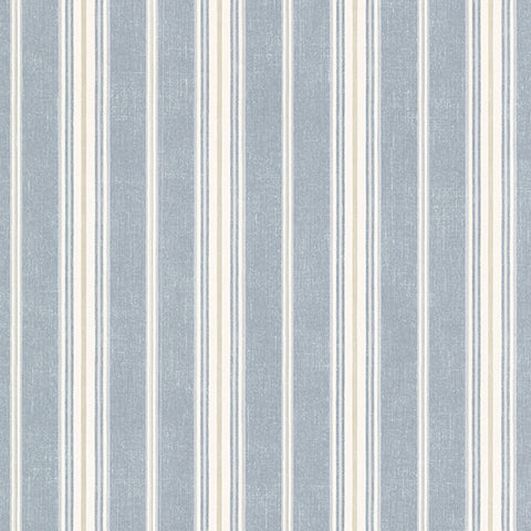 Cooper Denim Cabin Stripe Wallpaper (3113-491016)