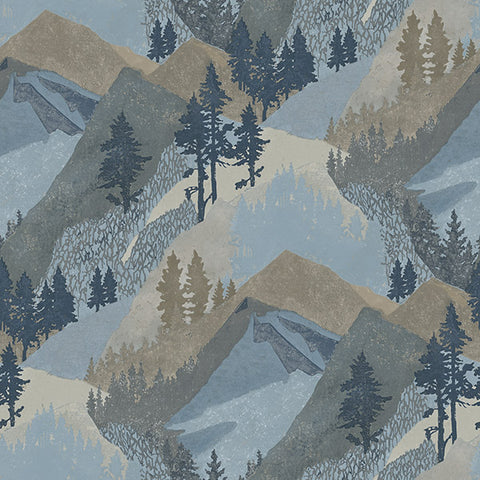 3118-12631 Range Blue Mountains Wallpaper
