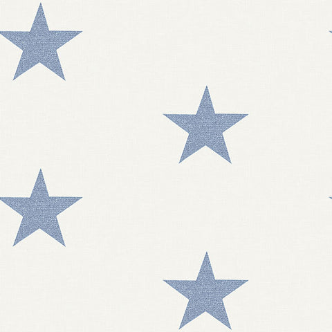 3119-13062 Mcgraw Navy Stars Wallpaper