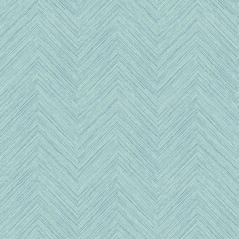 3120-13671 Caladesi Aqua Faux Linen Wallpaper