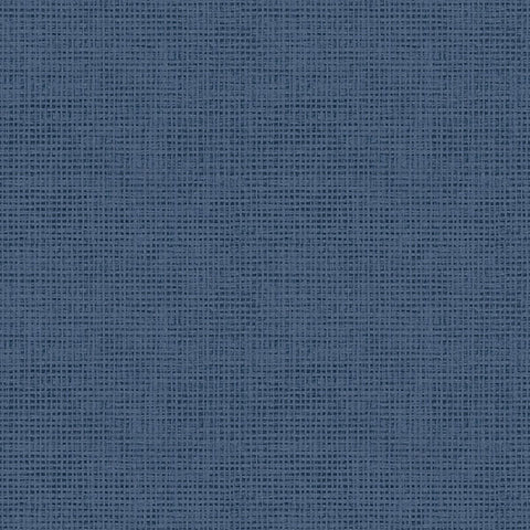 3122-10002 Nimmie Navy Woven Grasscloth Wallpaper