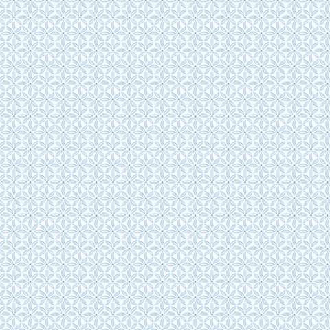 3122-10602 Jellia Blue Petal Geometric Wallpaper