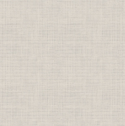 3123-10010 Nimmie Light Grey Basketweave Wallpaper