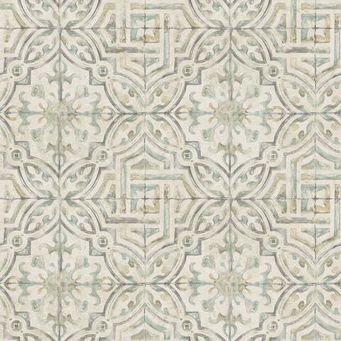 3123-12335 Sonoma Grey Spanish Tile Wallpaper