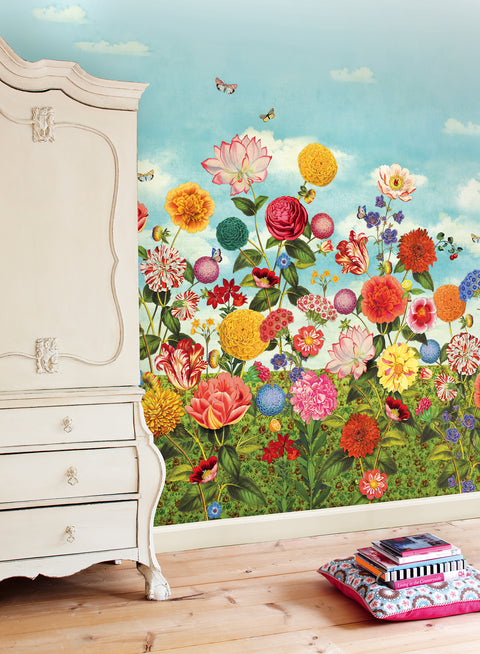Wild Flowerland Wallpaper Mural