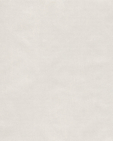 Resource Holstein Off-White Faux Leather Wallpaper