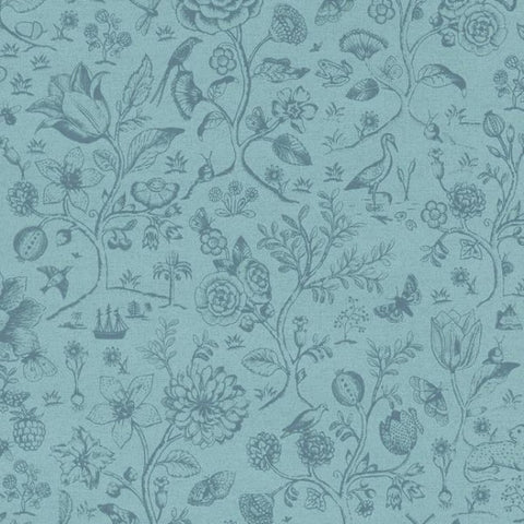 375012 Ambroos Blue Woodland Wallpaper