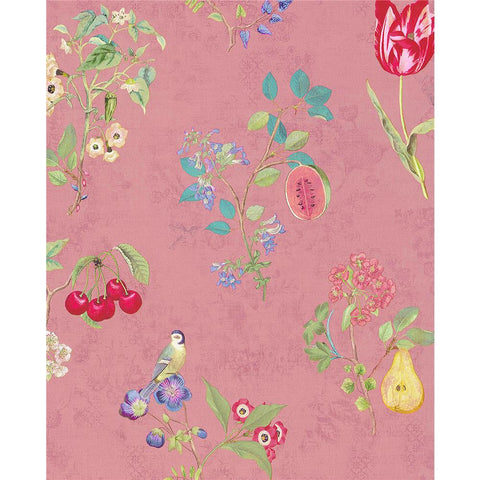 375023 Danique Mauve Garden Wallpaper