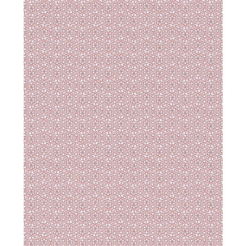 375053 Lotte Rose Floral Geometric Wallpaper