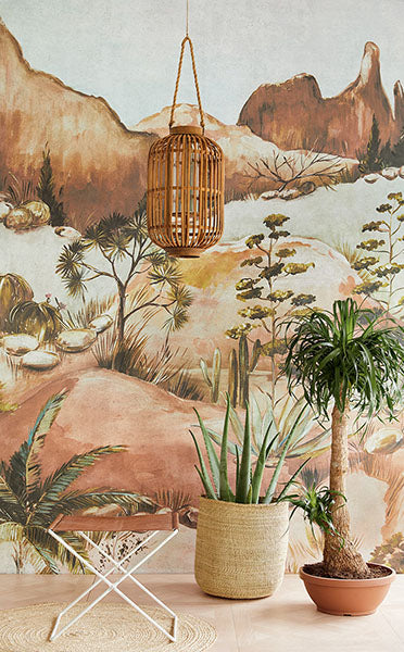 391565 Scenic Savanna Earth Wall Mural