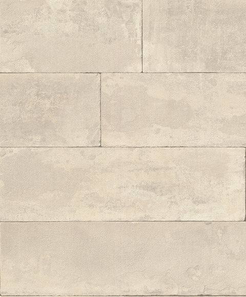 4015-426014 Lanier Neutral Stone Plank Wallpaper