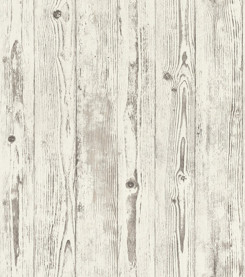 4015-427301 Albright White Weathered Oak Panels Wallpaper