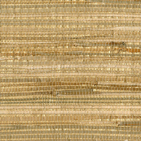 4018-0055 Zoho Neutral Foil Grasscloth Wallpaper