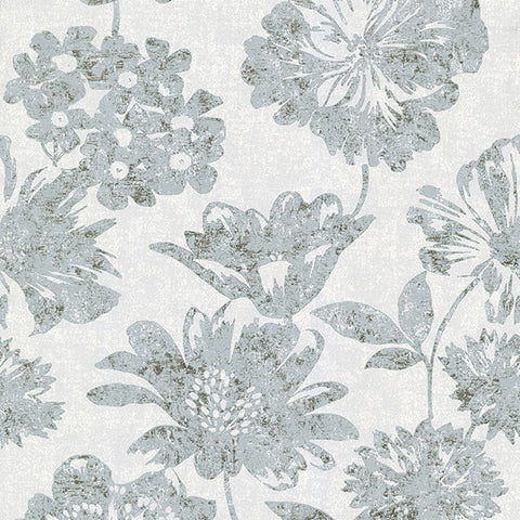 4019-86458 Kala Light Blue Floral Wallpaper