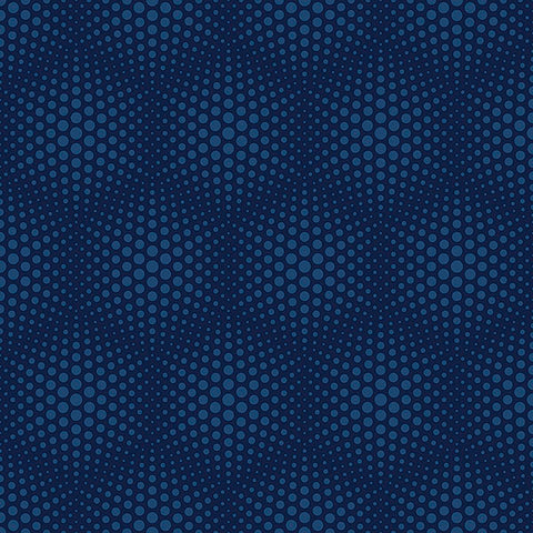 4020-50601 Milo Blue Bubble Geometric Wallpaper