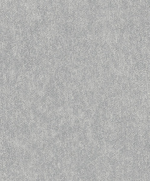 4020-75339 Everett Silver Distressed Textural Wallpaper