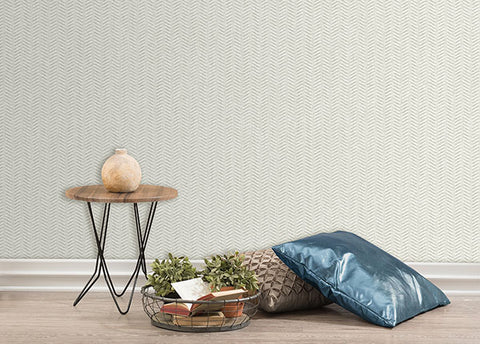 4020-75907 Jude Taupe Woven Waves Wallpaper
