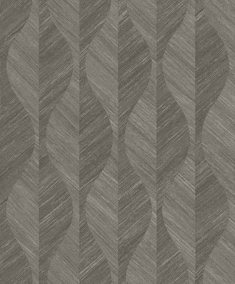 4025-82509 Oresome Dark Grey Ogee Wallpaper