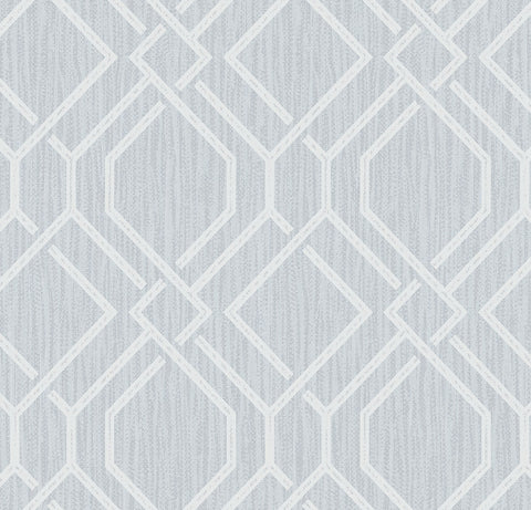 4025-82522 Frege Light Blue Trellis Wallpaper