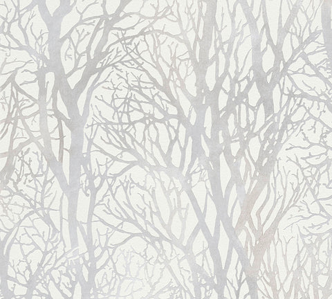 4035-30094-1 Yasuo Cream Tree Branch Wallpaper