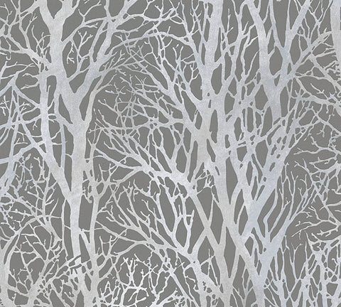 4035-30094-3 Yasuo Grey Tree Branch Wallpaper