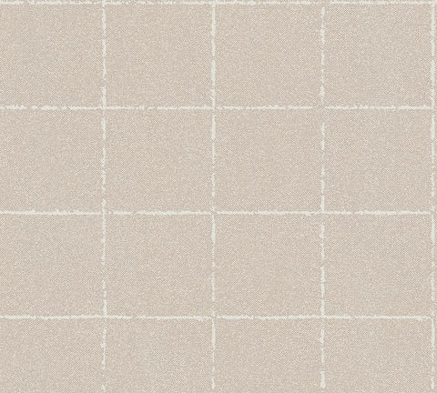 4035-37551-4 Kishi Neutral Tile Wallpaper