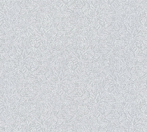 4035-37837-1 Sayuri Silver Leaf Trail Wallpaper