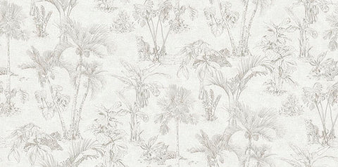 4044-38021-1 Zapata Off-White Trees Wallpaper