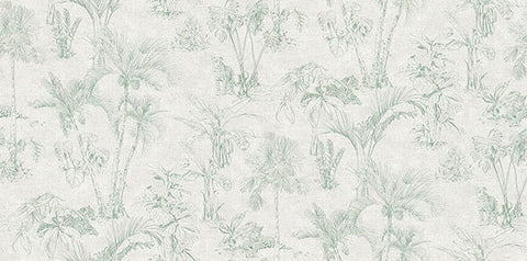 4044-38021-2 Zapata Green Tropical Jungle Wallpaper
