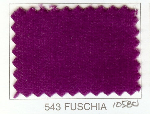 Velvet Upholstery Fabric Como 543 Fuschia