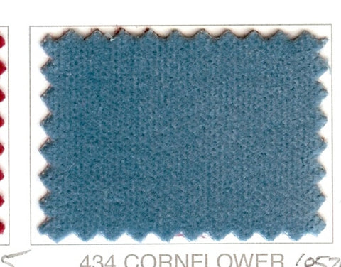 Velvet Upholstery Fabric Como 434 Cornflower