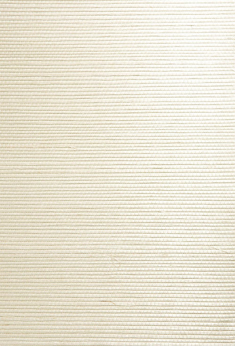 Ping Cream Grasscloth Wallpaper
