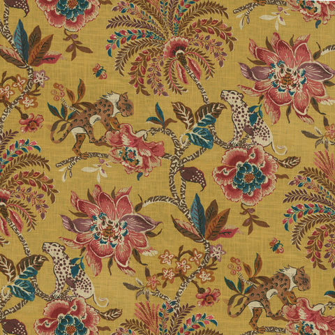 Braganza 750681 Amber Williamsburg Fabric