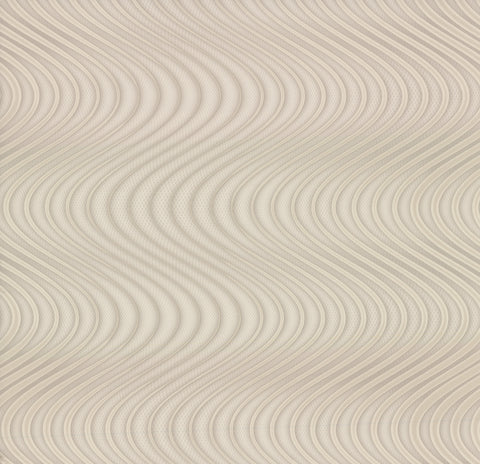 83649 Taupe Beige Ocean Swell Wallpaper