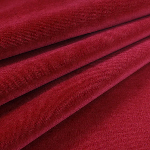 Velvet Upholstery Fabric Como 991 Red