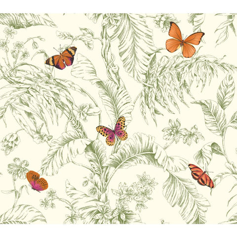Ashford Toiles Papillion Wallpaper (AF2027_B12)