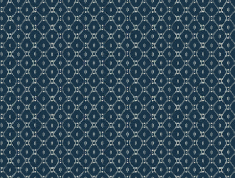 AF6528 Blue Fretwork Wallpaper