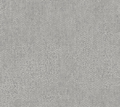 AF6535 Grey Bantam Tile Wallpaper