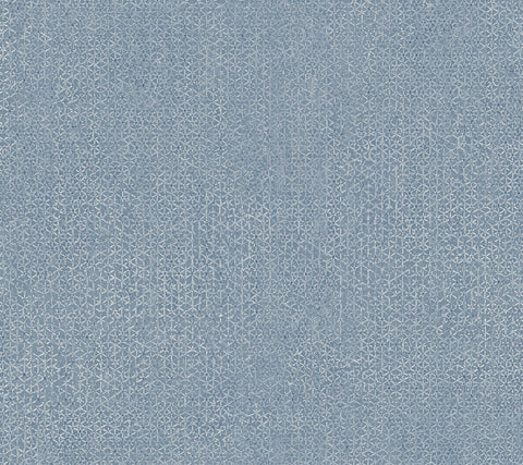 AF6537 Blue Bantam Tile Wallpaper