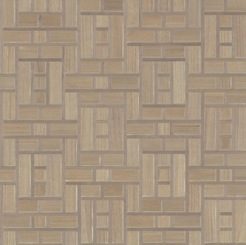 AF6604 Grey Teahouse Panel Wallpaper