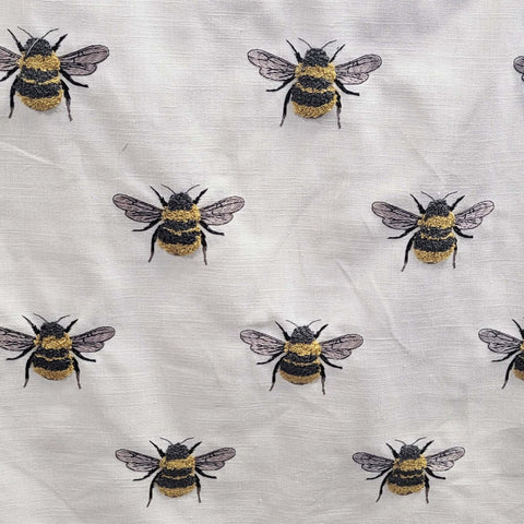 Busy Bee Honey Swavelle Mill Creek Embroidered Bee Fabric