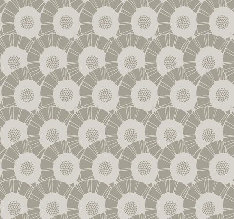CA1557 White/Off Whites Coco Bloom Wallpaper