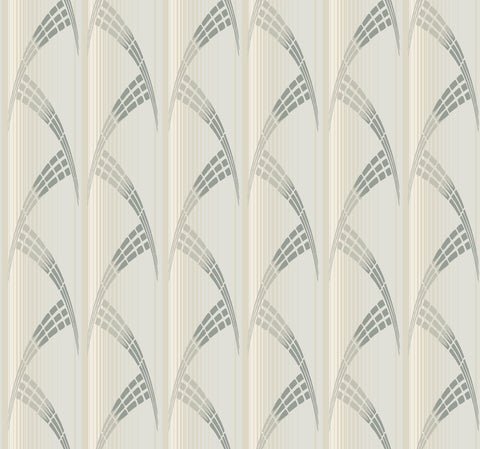CA1580 White/Off Whites Metropolis Wallpaper