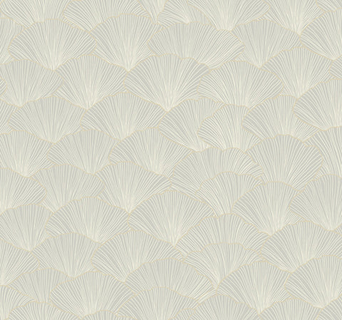 CI2333 Gray Luminous Ginkgo Wallpaper