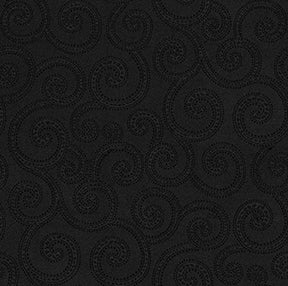 Clematis 9009 Black Fabric