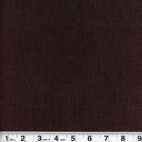 Copley Solid Black Roth & Tompkins Fabric
