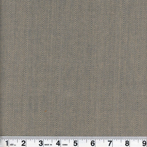 Copley Solid Gray Roth & Tompkins Fabric