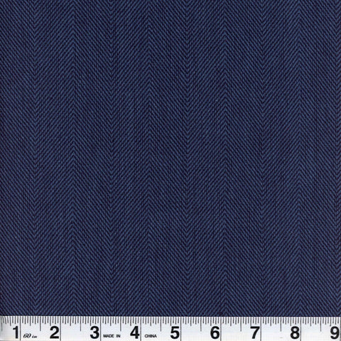 Copley Solid Midnight Roth & Tompkins Fabric
