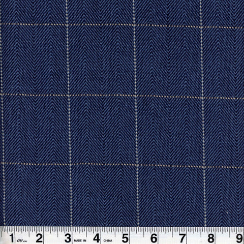 Copley Square Cobalt Fabric