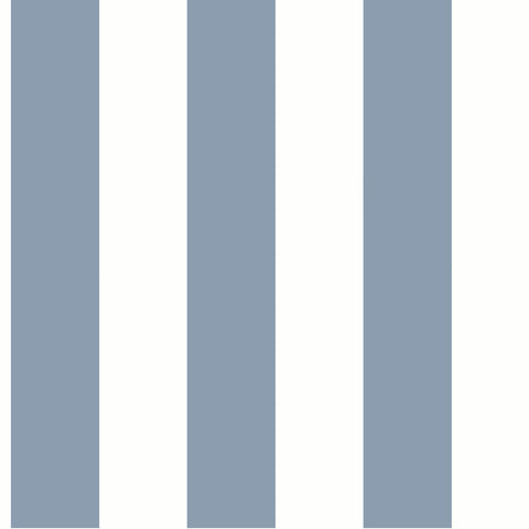 CV4443 Blue Awning Stripe Wallpaper